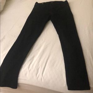 Stretch black skinny jeans